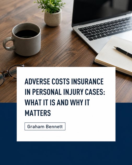 Adverse costs insurance in personal injury cases: what it is and why it matters – article by Graham Bennett